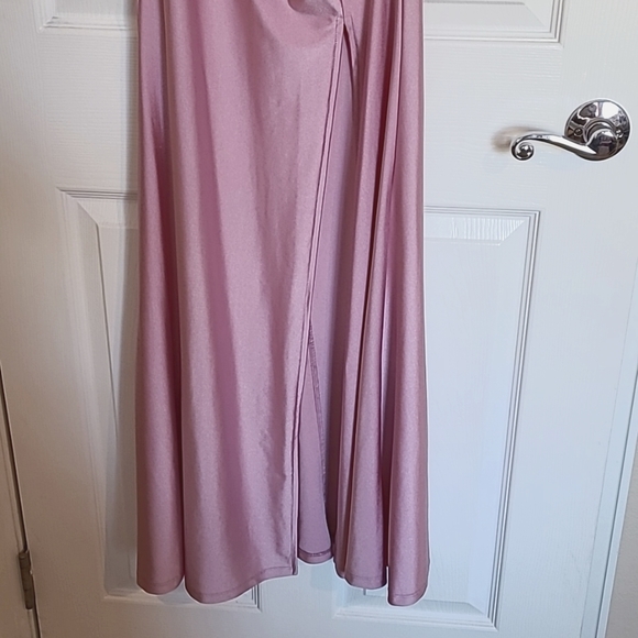 Pink Prom Shoulder Dress - Picture 3 of 4